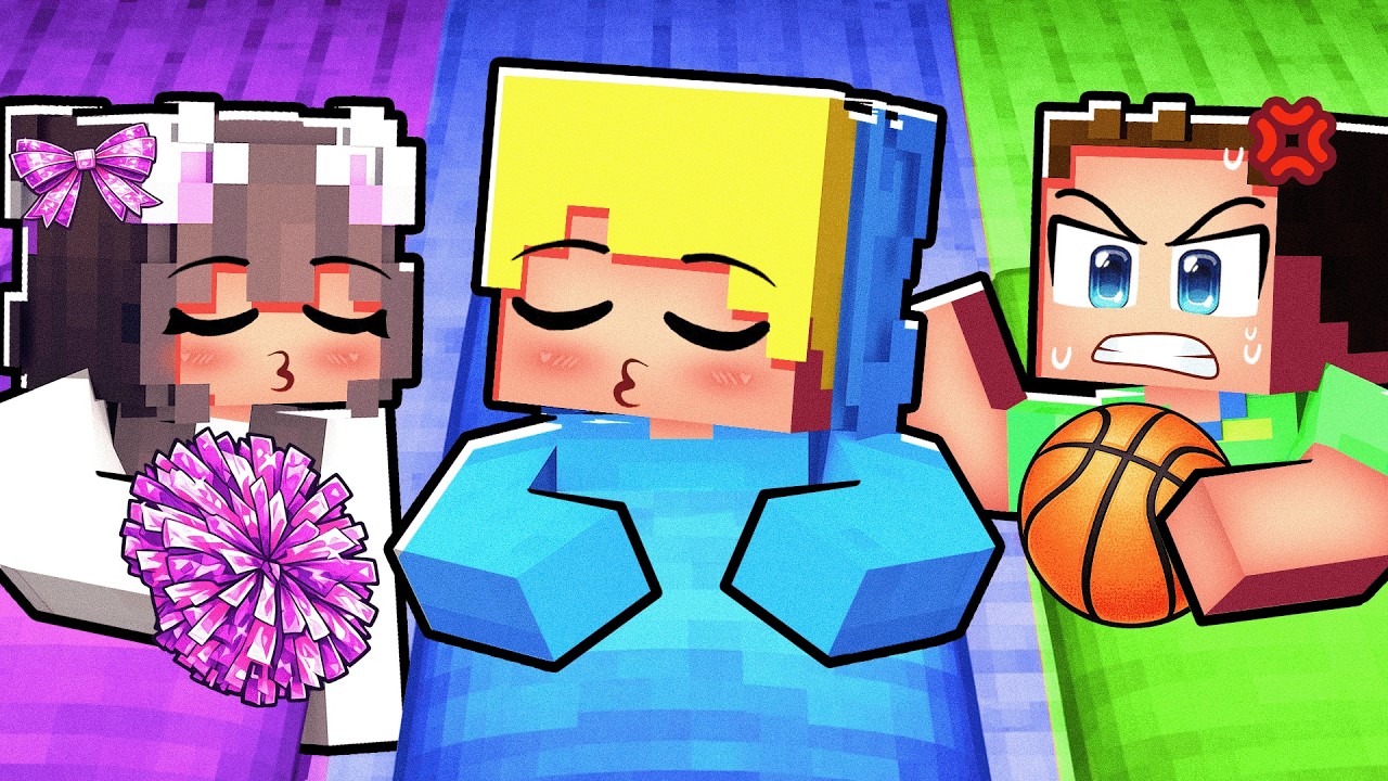 Eine HIGHSCHOOL Übernachtung in Minecraft haben!