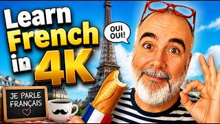 Learn French in 4K I Verbs + à + Infinitive   Part 4