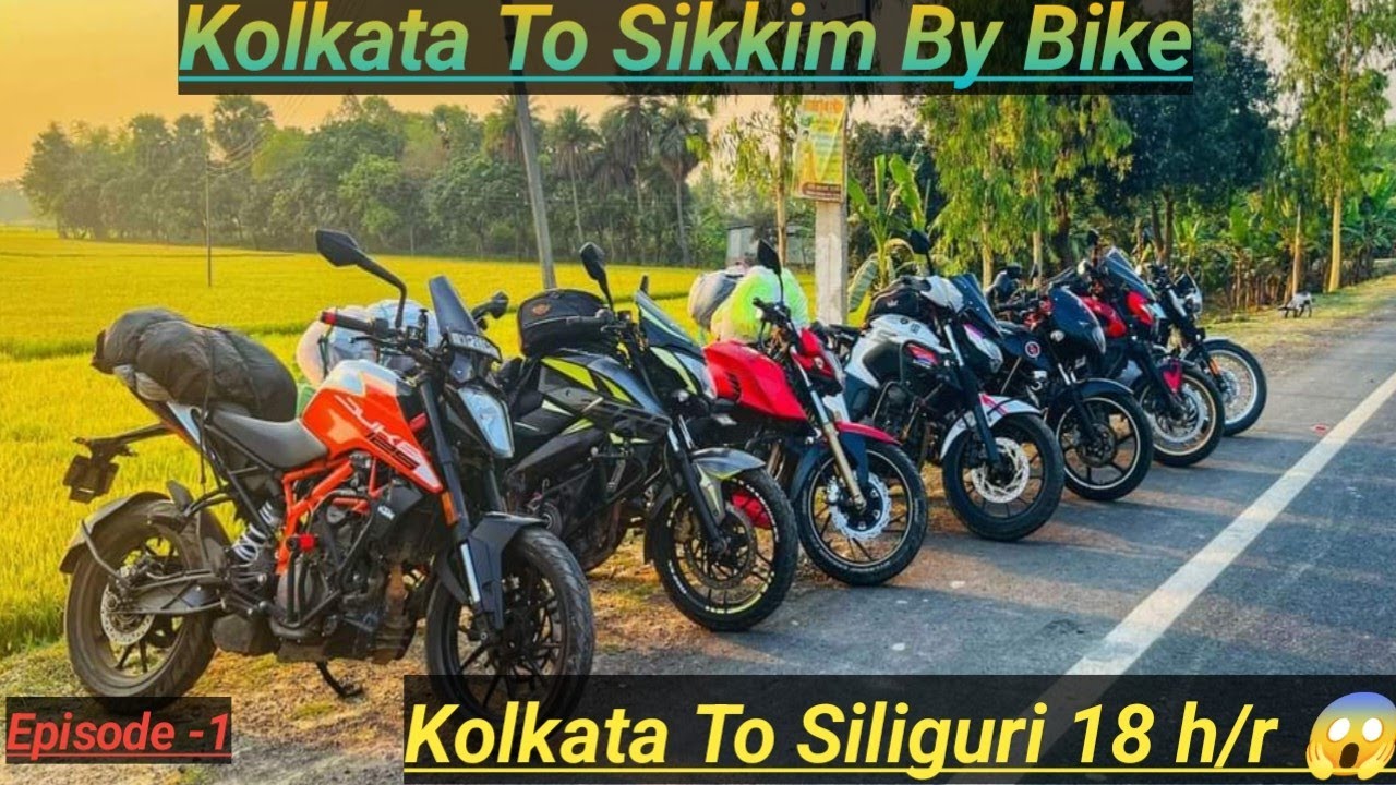 Kolkata To Siliguri By Bike Kolkata To Sikkim Bike Ride 2023 Ep1