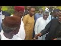 VIDEO: President Buhari Arrives Aso Villa Where Osinbajo Was waiting Ahead Of Him