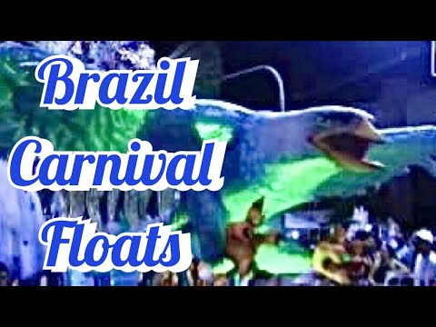 🇧🇷🇧🇷 Brazil Carnival Floats: [HUGE] Blue Eagle Float at the Rio Carnival!