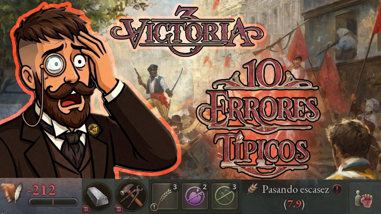 Estos 10 errores ARRUINAN tu ECONOMÍA en Victoria 3 - YouTube