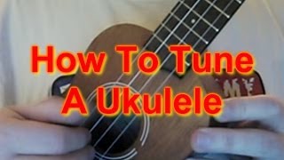 how to tune a ukulele!