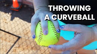 HOW TO THROW A CURVE BALL (SOFTBALL PITCHING DRILL)