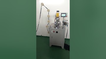 QLQ-IUIM Automatic Invisible zipper Ultrasonic "I" Shape Top Stop Machine