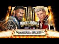 WWE Wrestlemania 39: Roman Reigns vs Cody Rhodes (WWE Undisputed Universal Championship) | WWE 2K23