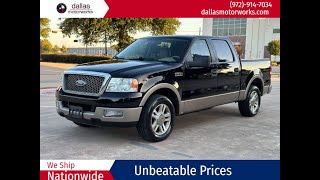 FOR SALE !! 2005 Ford F150 Lariat - 4x2 Super Crew  - DALLAS MOTORWORKS FOR SALE - Call 940-222-1040