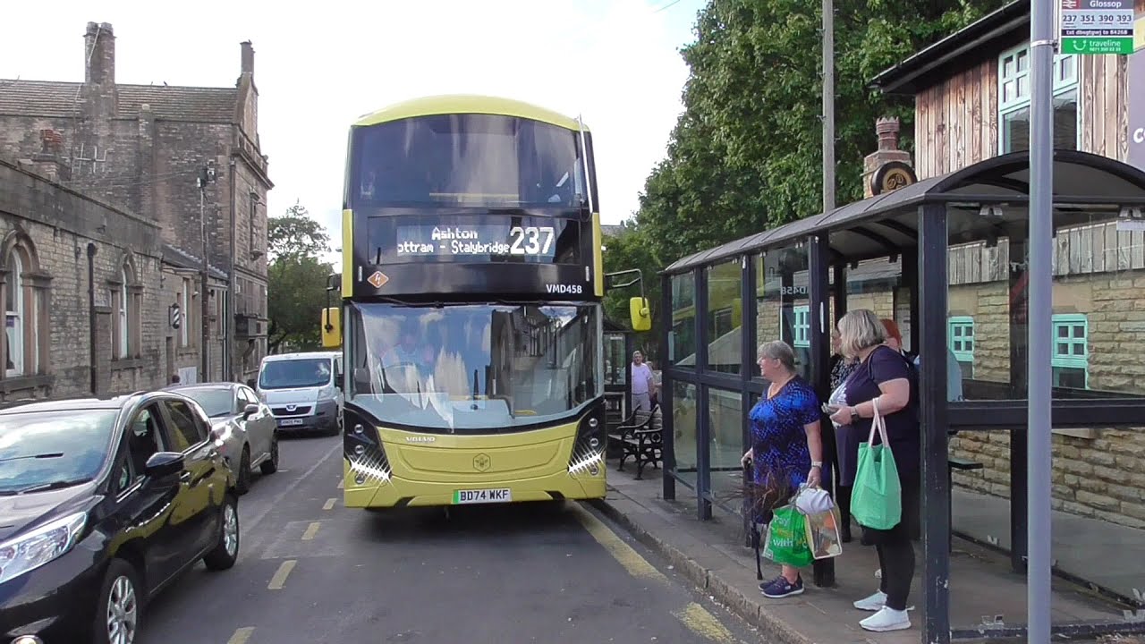 Manchester Bus Ride - Number 237: Glossop to Tintwistle - YouTube