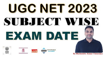 UGC NET SUBJECT WISE EXAM DATE 2023 | UGC NET 2023 | UGC NET EXAM 2023