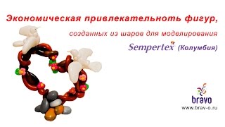 Экономическая привлекательность фигур, созданных из ШДМ Sempertex (Колумбия)