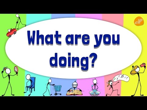 Present Continuous Verb Chant - What Are You Doing? - تمرین الگوی شماره 1