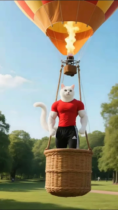 🎈❤️The Wind Took kitten Away... So Dad Took to the Skies!