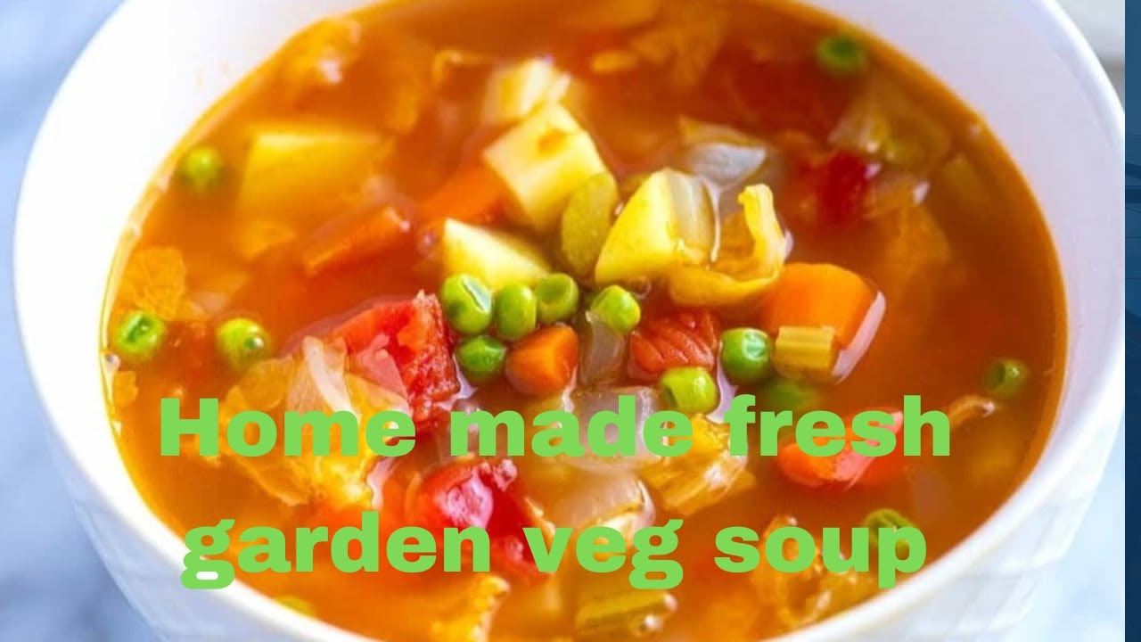 Home made fresh garden veg soup/kaise banaye Home made fresh garden veg