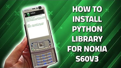 How to install Python for nokia Symbian s60v3