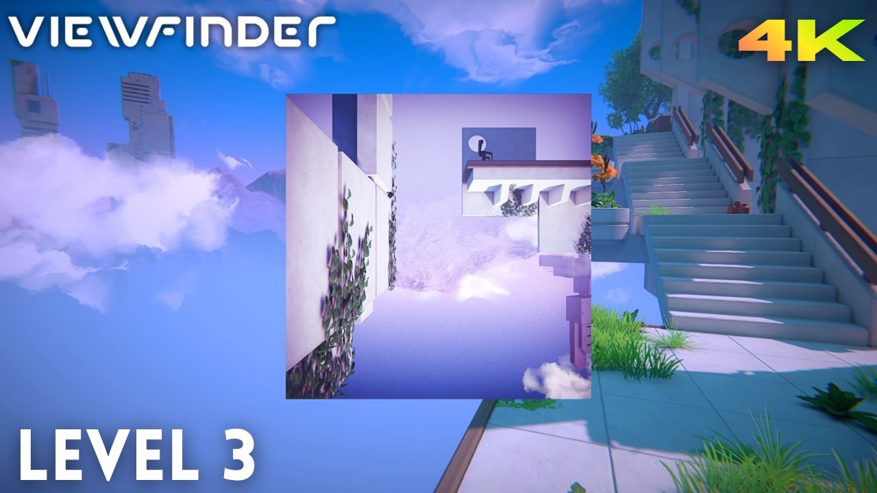 Viewfinder PC Gameplay Level 3 | Mind Bending Puzzle | 4K