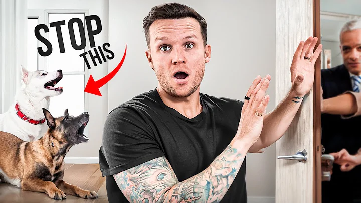 How to STOP your dog from FREAKING out when people come over!- Dog Training Video