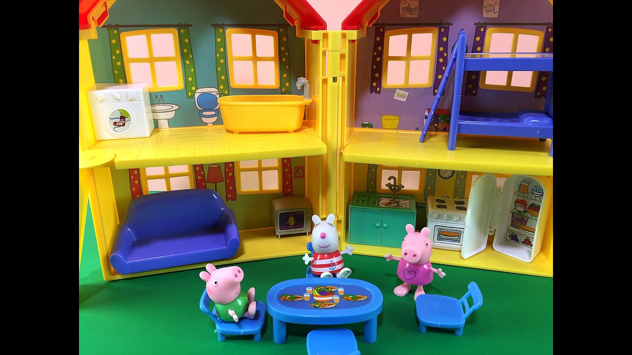 Peppa Pig Playhouse Playset - YouTube