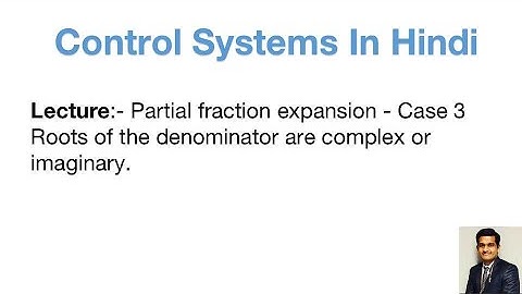 Partial fraction expansion - Case 3- Roots of the denominator are complex or imaginary. #viral