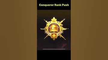 PUBG MOBILE CONQUEROR RANK PUSH IS FINISHED I AM DONE CONQUEROR #shorts #pubgmobile
