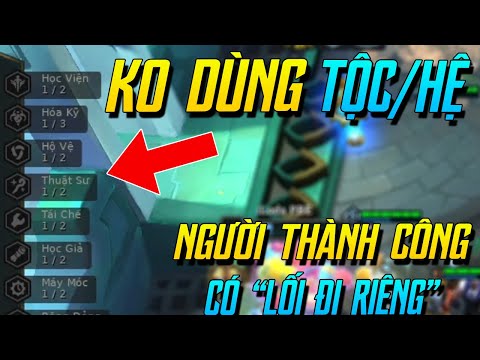 ĐTCL nhưng tôi TOP 1 mà KHÔNG KÍCH 1 TỘC/HỆ nào! Đấu trường chân lý mùa 6 | iLoda