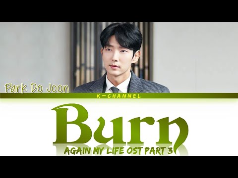 Burn - Park Do Joon (박도준) | Again My Life (어게인 마이 라이프) OST Part 3 | Lyrics 가사 | Han/Rom/Eng