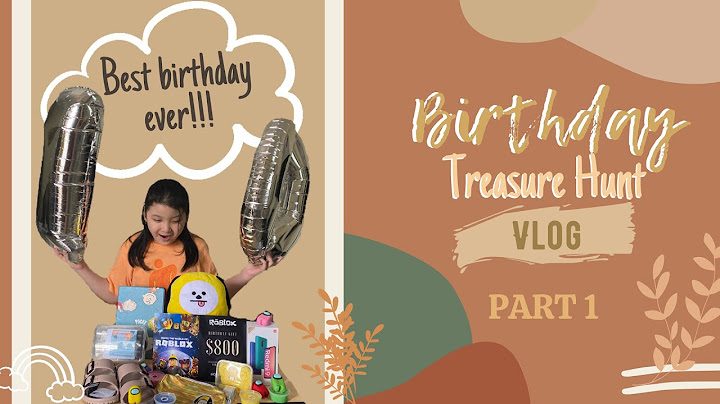BEST BIRTHDAY TREASURE HUNT🕵🏻‍♀️ (PART 1) || CarolineChubbs