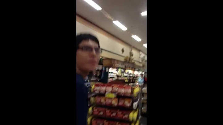 Public Trollin, messing with shoppers, "Cheese! for everyone!"