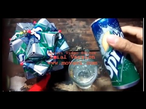  Cara  Membuat  Lampion  Dari  Kaleng  Sprite Origami Cans 