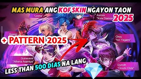 How to Get KOF Skin Chou Gusion Guin Dyroth in Cheapest way | KOF Bingo Pattern 2025 MLBB