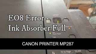 Mengatasi Printer Canon MP287 Error Code P10
