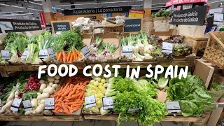 Food cost in Spain, Food prices in SUPERMARKET Spain | Coste de los alimentos en España