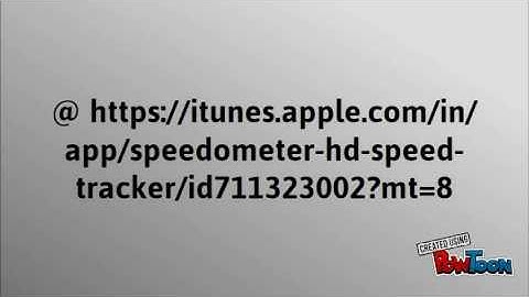 Speedometer iPhone app