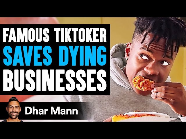 FAMOUS TIKTOKER Saves DYING BUSINESSES, What Happens Is Shocking | Dhar Mann class=