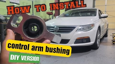 How to replace Volkswagen Control Arm Bushing CHEAPER THAN ANY SHOP CAN!