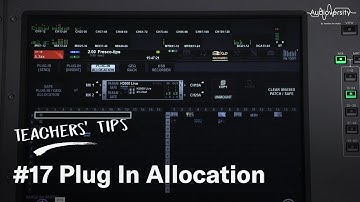 Teachers’ Tips #17 Plug In Allocation (RIVAGE PM)