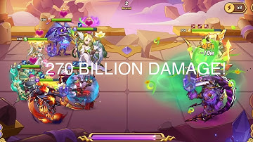 Idle Heroes - Broken Spaces Stage 9 - 270 Billion damage!!!