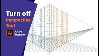 How to TURN OFF Perspective Tool in Illustrator