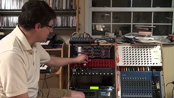 16 step homemade analog sequencer demonstration
