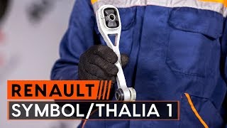 Motorsteunen achter links installeren RENAULT SYMBOL / THALIA: videohandleidingen