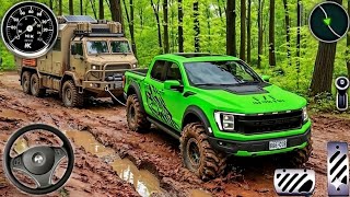 4x4 Offroad Jeep Driving Simulator 3D - Drive SUV 4x4 jeep Offroad Game - Android GamePlay screenshot 3