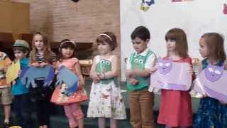 Aidan's Preschool Spring Show Part I