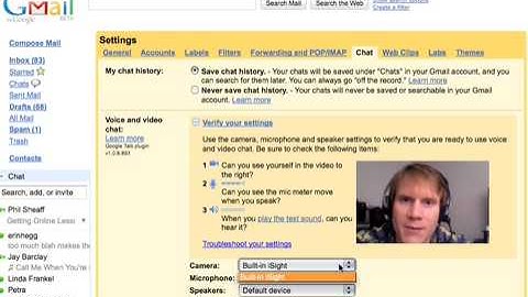 How To Setup Gmail for Video Chat