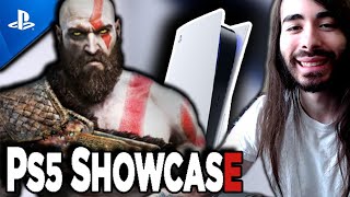 moistcr1tikal reacts to PS5 SHOWCASE 2021 God of War Ragnarok & Much More