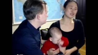 Professor Robert Kelly Speaks To The Bbc News With His Wife & 2 Children