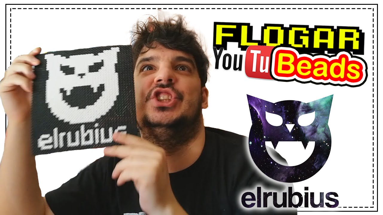 RUBIUS - DIY - Tutorial Perler / Hama Beads de Youtubers - FloGar o.O -  YouTube