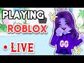 Roblox Is Live|Playing With Viewers