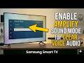Best Samsung TV Sound Settings | Turn On Amplify Mode for Better Audio Quality