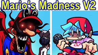 Friday Night Funkin' Vs Mario's Madness V2 Semana Completa + Escenas (FNF) (Mario 85'/MX/Mario.EXE)