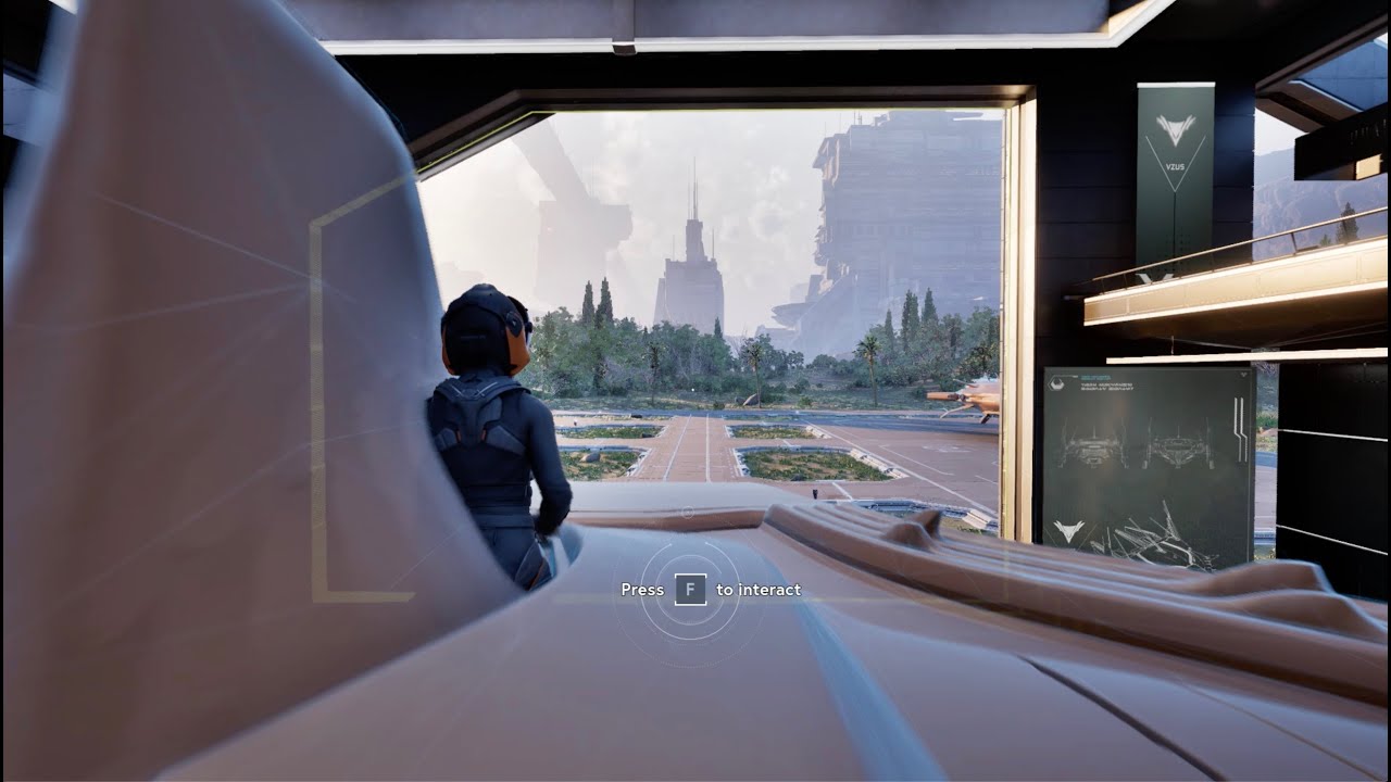 How to get inside a Star Atlas VZUS Opod in the showroom