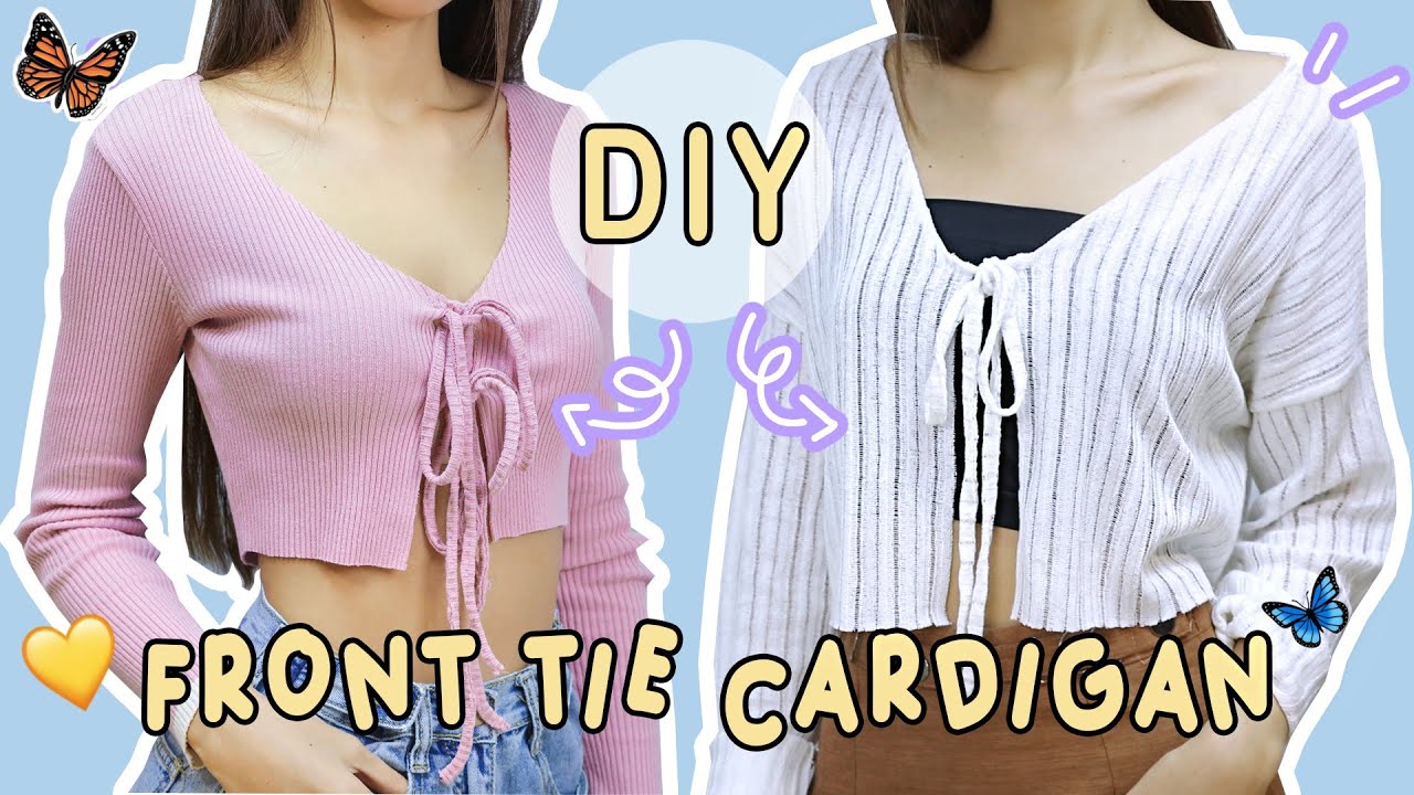 How To Crochet A Tie Front Cardigan Easy In Depth Tutorial | atelier ...